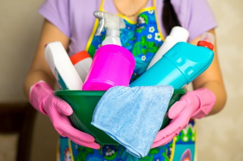Deep cleaning of a bathroom during one off cleaning in Merton