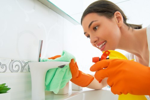 Local specialist cleaning a pet odour problem in a Merton flat