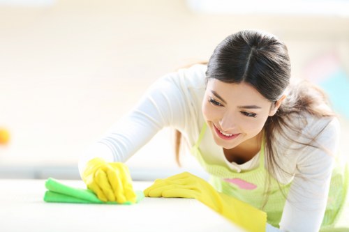 Professional cleaning of high-traffic office carpet tiles in Merton