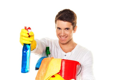 Deep carpet cleaning equipment in a Merton property